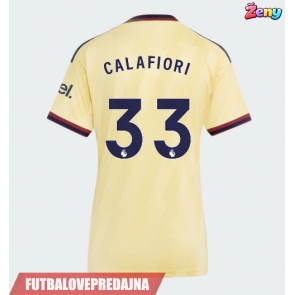 Lacne Ženy Futbalové dres Arsenal Riccardo Calafiori #33 2026-27 Krátky Rukáv - Tretina